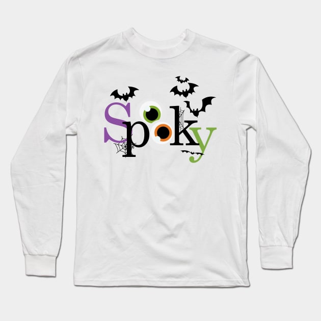 Spirit Halloween - Spooky Long Sleeve T-Shirt by IstoriaDesign